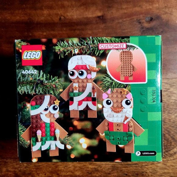 NEW Lego Gingerbread Ornaments Christmas Tree Decor Building Set 40642 Includes - Picture 9 of 16